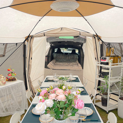 TAPTES Camping Tent Tail Sunshade  Pergola for Model X 2016-2025