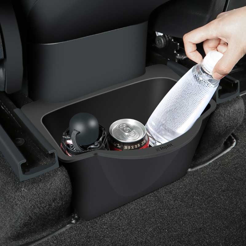 Tesla Model Y Rear Storage TAPTES Rear Row Center Console Storage Box for Tesla Model Y Backseat ...