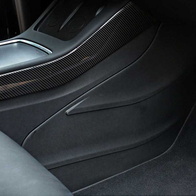 TAPTES Tesla Model Y/3 Central Control Side Kick Pad TPE Soft Rubber Protection Mat，Set of 2