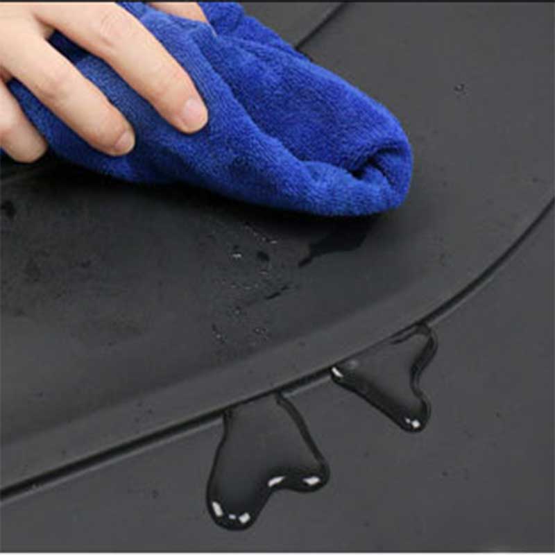 TAPTES Tesla Model Y/3 Central Control Side Kick Pad TPE Soft Rubber Protection Mat，Set of 2