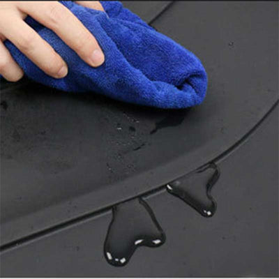 TAPTES Tesla Model Y/3 Central Control Side Kick Pad TPE Soft Rubber Protection Mat，Set of 2
