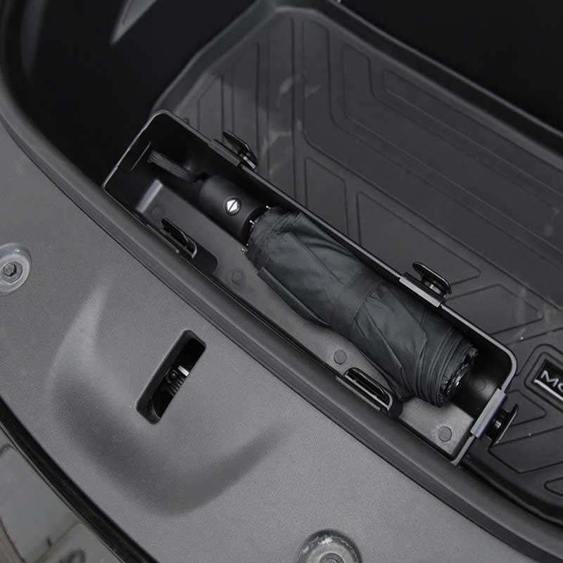 TAPTES Front Trunk Umbrella Storage Box with Hook for Model Y
