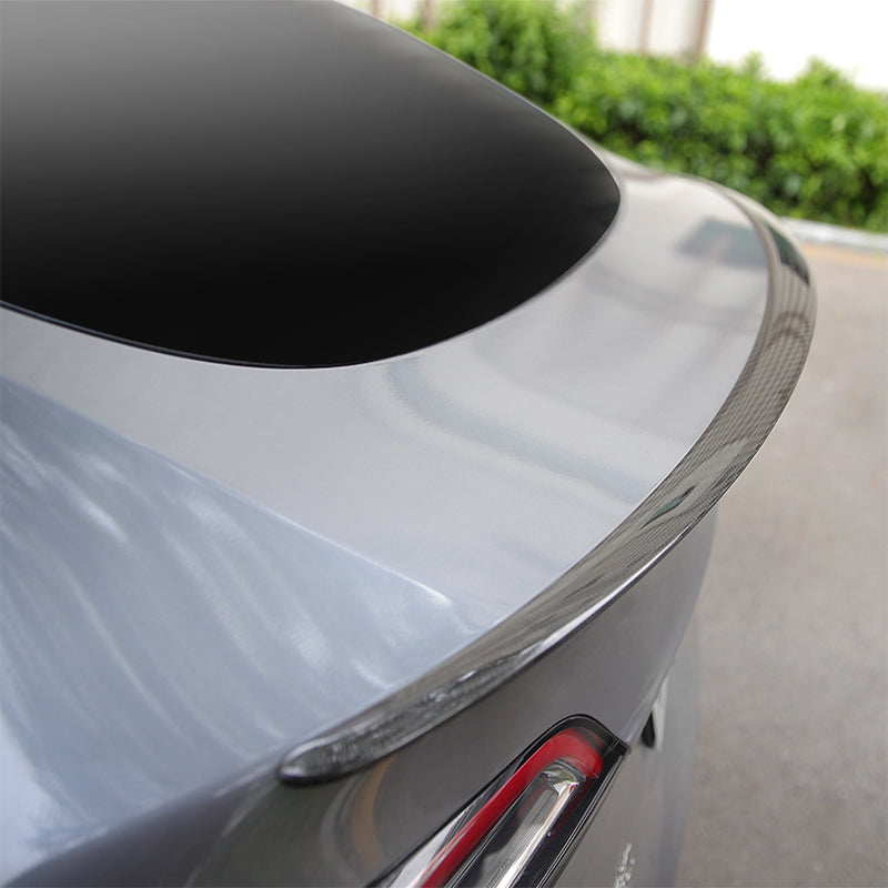 Easy Install Spoiler Tesla Model Y Accessories RMAUTO Carbon Fiber Car ...