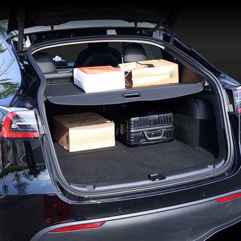 TAPTES® Retractable Trunk Cargo Privacy Cover for Tesla Model Y 2020 2021