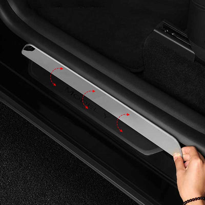TAPTES Tesla Model Y LED light Sill Door Trim Pedal, Model Y Interior Protection