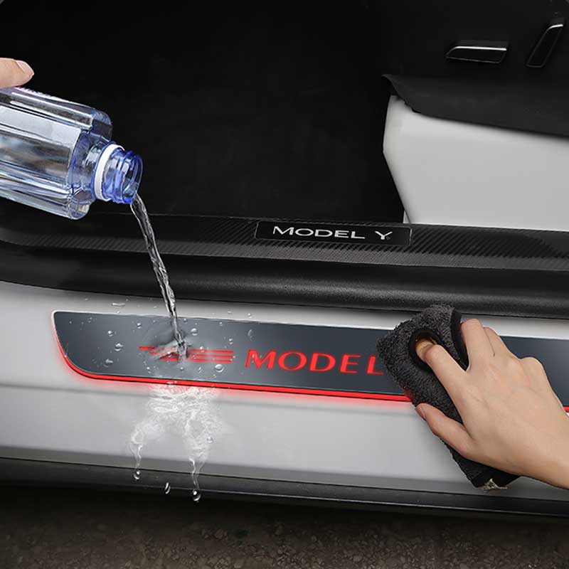 TAPTES Tesla Model Y LED light Sill Door Trim Pedal, Model Y Interior Protection