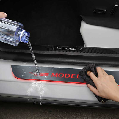 TAPTES Tesla Model Y LED light Sill Door Trim Pedal, Model Y Interior Protection