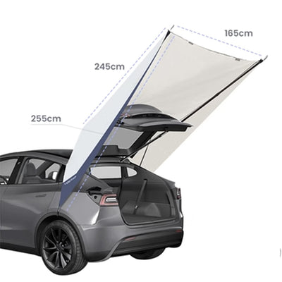 TAPTES Road Trip Portable Sunshade Tailgate Camping Tent for Model Y / 3
