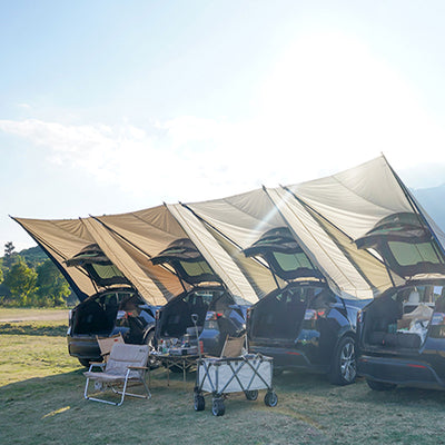TAPTES Road Trip Portable Sunshade Tailgate Camping Tent for Model Y / 3
