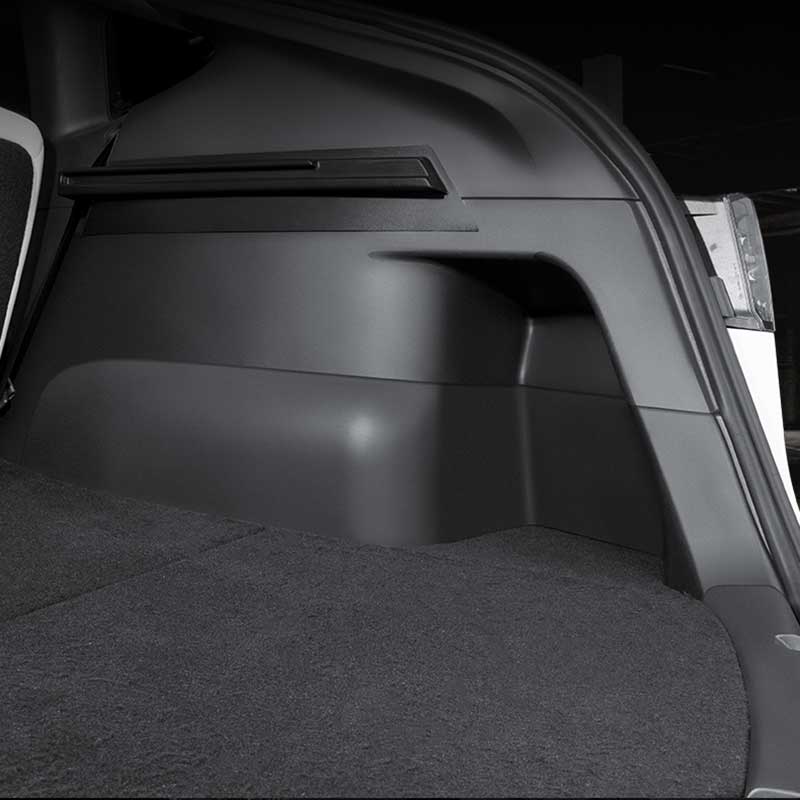 TAPTES® Foldable Rear Trunk Privacy Cover for Tesla Model Y, Hard Rear  Trunk Cover