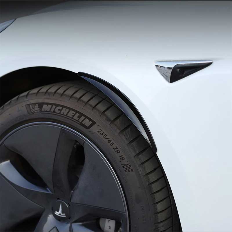 TAPTES Tesla Wheel Eyebrow Mud Flaps for Model 3 Wheel Lips Fender, Set of 4pcs