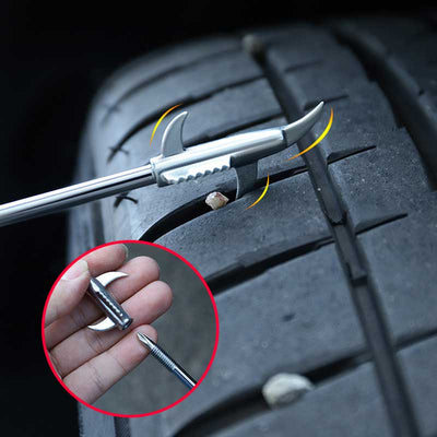 TAPTES® Tires Pebble Cleanup Tool for Tesla Model 3/Y/S/X, Clear Tires Stone Hook