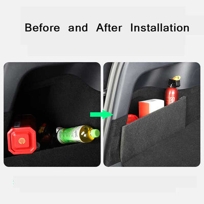 TAPTES Rear Trunk Side Divider Organizer for Tesla Model 3/Y 2021-2025