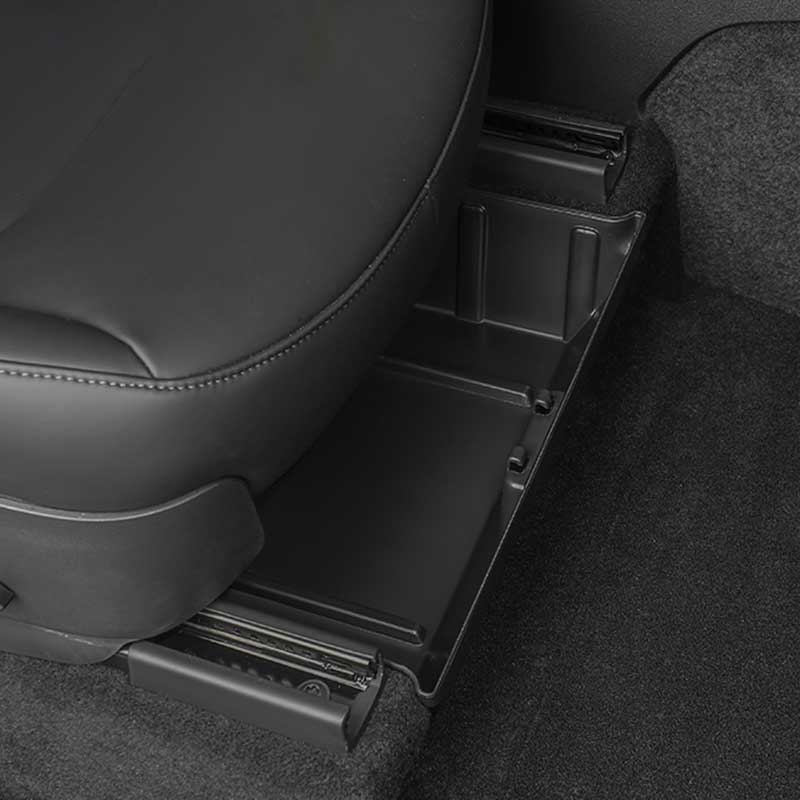 Driver Passenger Seat Organizer Under Seat Storage Box for Tesla Model Y  2020-2024