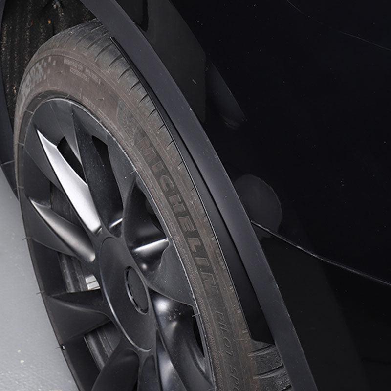 TAPTES Wheel Eyebrow Mud Flaps for Tesla Model Y, Set of 4pcs, Arch Trim Lips Fender
