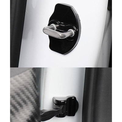 TAPTES Car Door Lock Covers / Caps for Tesla Model 3 / Y, Set of 6