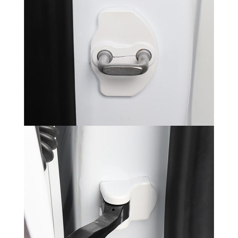 TAPTES Car Door Lock Covers / Caps for Tesla Model 3 / Y, Set of 6