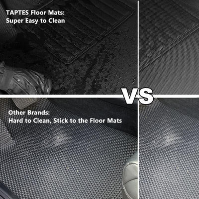 TAPTES® All Weather Floor Mats for Right-Hand Drive Model 3, 2017-2023 Floor Mats for Tesla Model 3