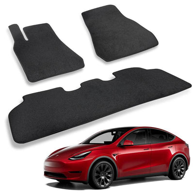 TAPTES Carpet Mats for Tesla Model Y 5 Seater, Floor Mats for Model Y 2024 2023-2020