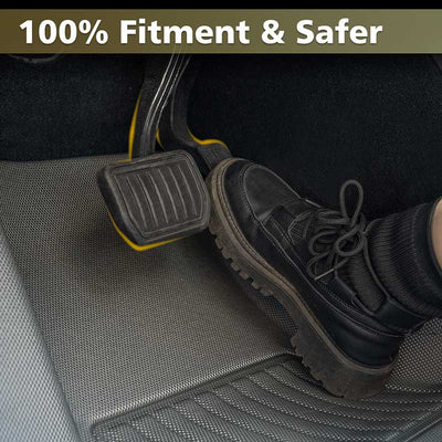 TAPTES All Weather Floor Mats for Tesla Model 3 2025-2017, Gray Floor Liners for Tesla Model 3 Highland