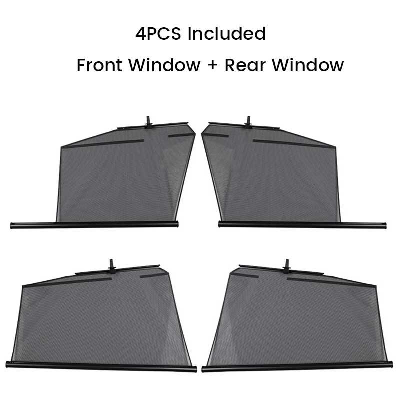 TAPTES Tesla Automatic Lifting Side Window SunShade for Model Y Model 3, Set of 4 PCS