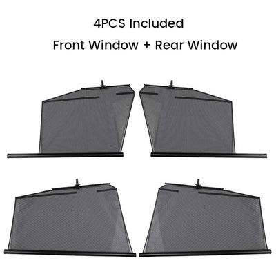 TAPTES Tesla Automatic Lifting Side Window SunShade for Model Y Model 3, Set of 4 PCS
