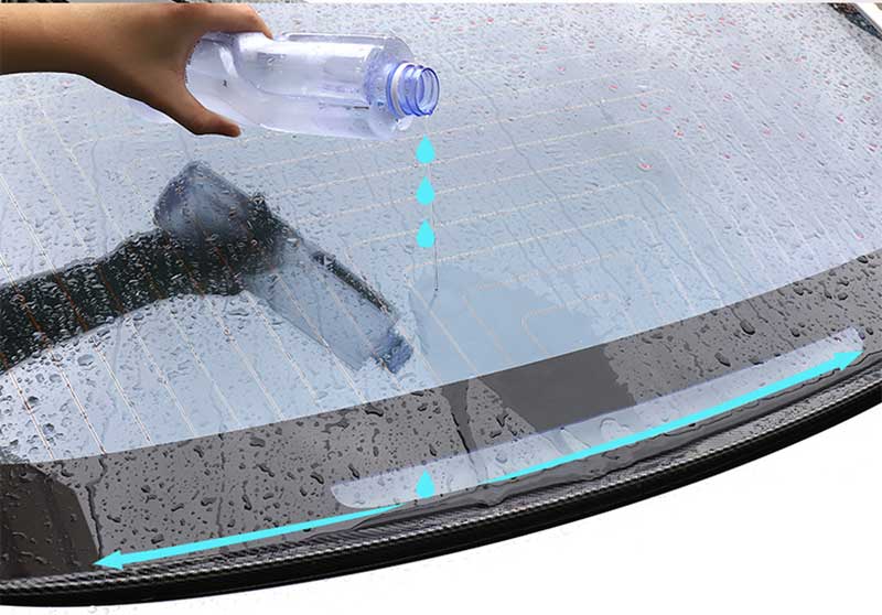 TAPTES Rear Window Spoiler / Water Retaining Wing for Model 3 2017-202 ...