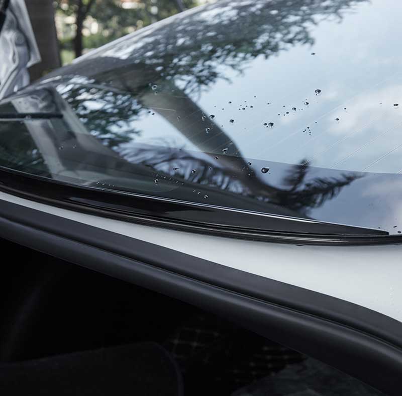 TAPTES Rear Window Spoiler / Water Retaining Wing for Model 3 2017-202 ...