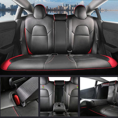 Seat Covers for Tesla Model 3 2024 2023 2022 2021 2020 2019 2018 2017, Set of 9pcs