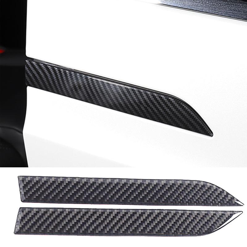 TAPTES Carbon Fiber Door Handle Stickers for Model X, 4 Pcs