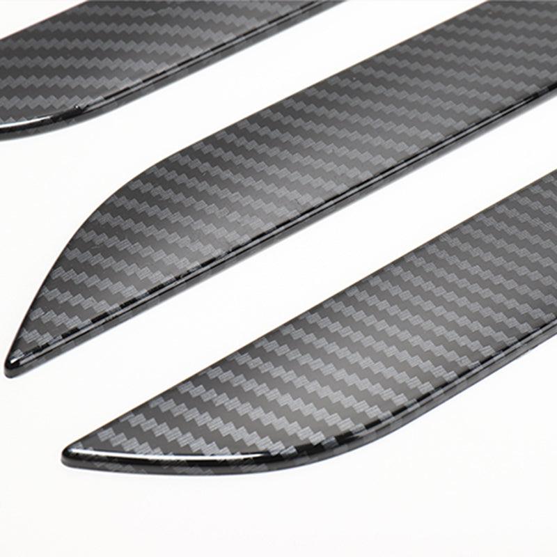 TAPTES Carbon Fiber Door Handle Stickers for Model X, 4 Pcs