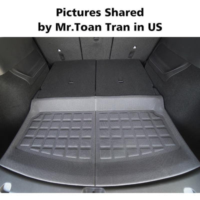 TAPTES® Cargo Mat for 7 Seater Model Y 2024 2023 2022 2021, Rear Trunk Mat for 7 Seater Model Y
