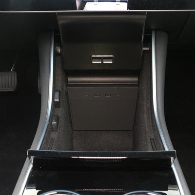 TAPTES Tesla Model 3 & Model Y USB Hub, Fit 2020 Tesla Model 3 and 2020 Model Y
