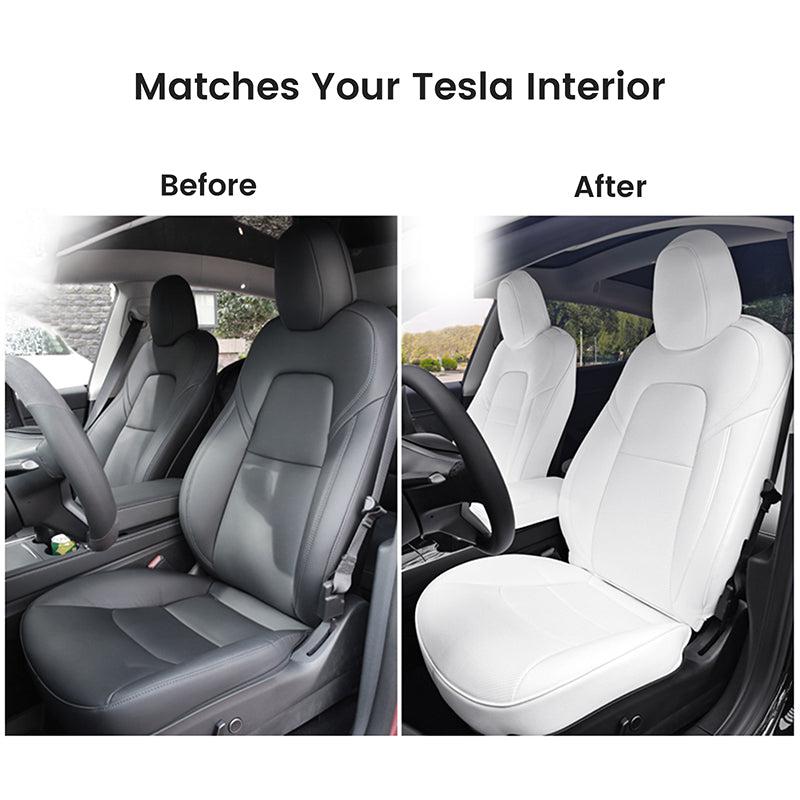 TAPTES® Custom Leather Seat Covers for Tesla Model 3, #1 Model 3 Seat Covers