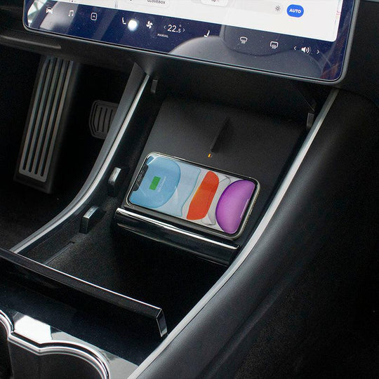 Wireless Phone Charging Pad for Tesla Model Built Before June 2020