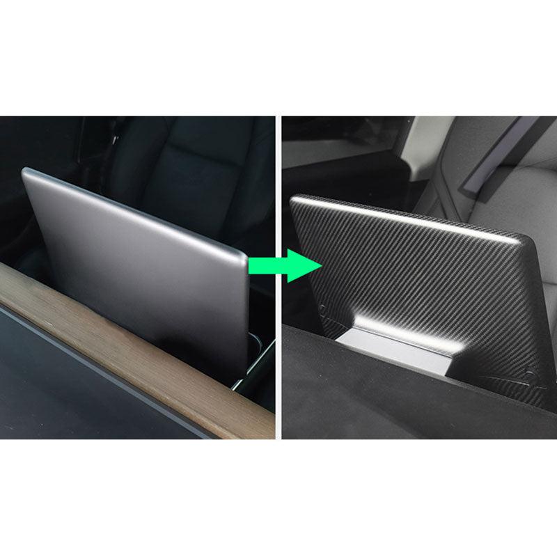 TAPTES® Genuine Carbon Fiber Center Control Screen Back Cover for Tesla Model 3/Y 2018-2025