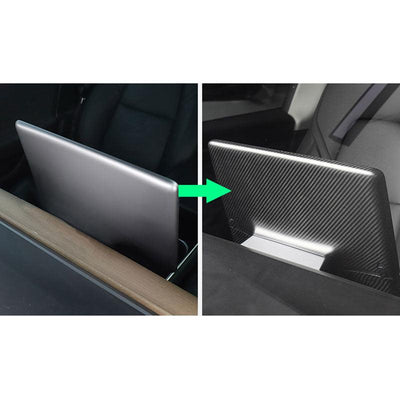 TAPTES® Genuine Carbon Fiber Center Control Screen Back Cover for Tesla Model 3/Y 2018-2025