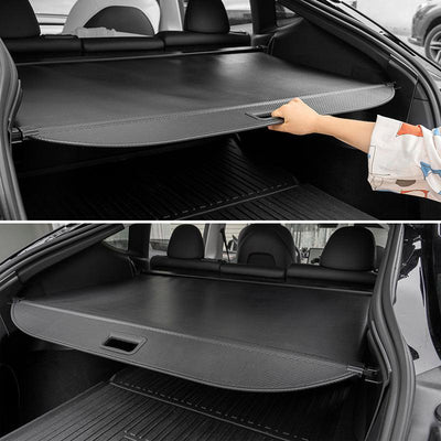 TAPTES® Retractable Trunk Cargo Privacy Cover for Tesla Model Y 2020 2021
