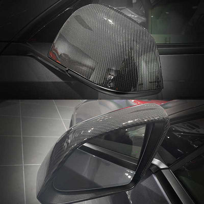 TAPTES Carbon Fiber Side Mirror Decorate Covers for Model Y 2025-2020