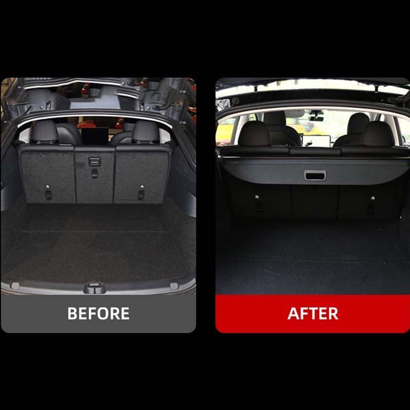 Tesla Model Y Trunk Privacy Cover (Retractable) – TESLARATI