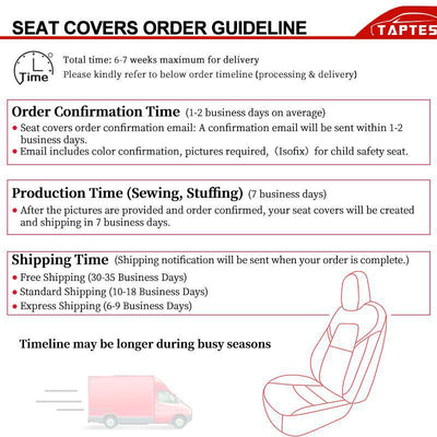 TAPTES® #1 Seat Covers for Tesla Model S, Custom Designed Seat Covers for 2012-2025 Tesla Model S Full Set