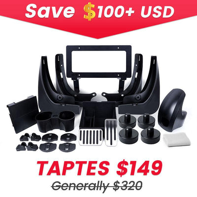 TAPTES 2023 2024 Tesla Model 3 Model Y New Owners Bundle, Must Have Tesla Model 3 Model Y Accessories