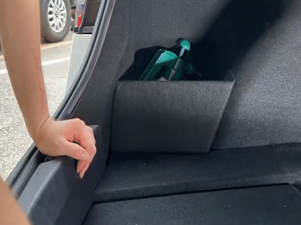 TAPTES Rear Trunk Side Divider Organizer for Tesla Model 3/Y 2021-2025