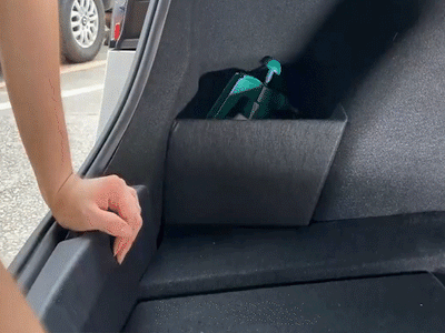TAPTES Rear Trunk Side Divider Organizer for Tesla Model 3/Y 2021-2025