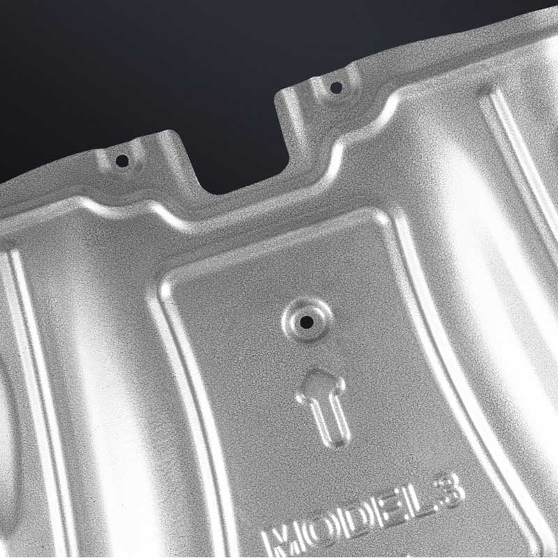 TAPTES® Engine Cover Skid Lower Guard Plate for Tesla Model 3