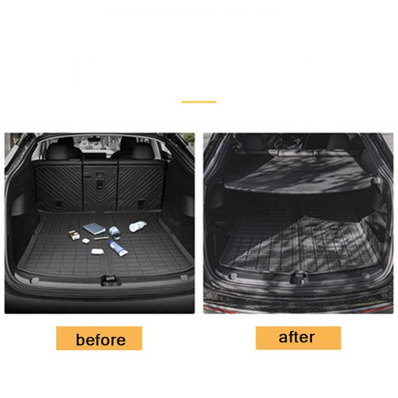 TAPTES® Foldable Rear Trunk Privacy Cover for Tesla Model Y, Hard Rear Trunk Cover