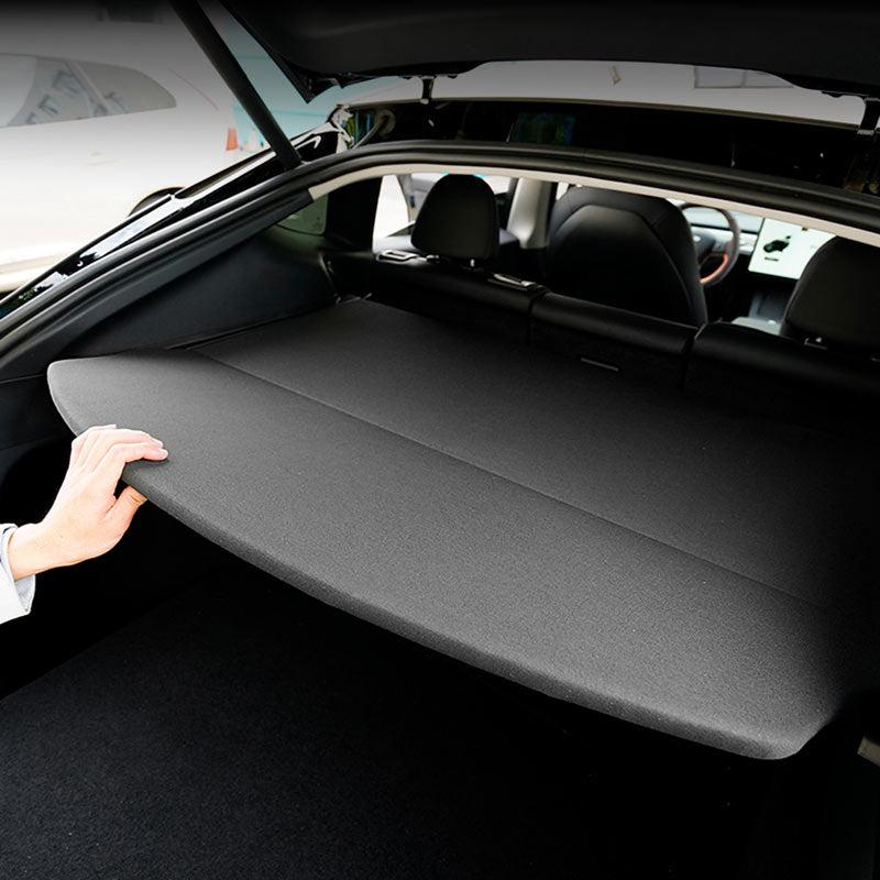 TAPTES® Foldable Rear Trunk Privacy Cover for Tesla Model Y, Hard Rear  Trunk Cover