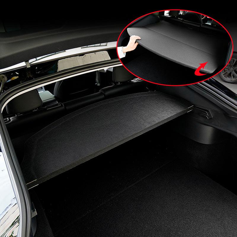 TAPTES® Foldable Rear Trunk Privacy Cover for Tesla Model Y, Hard Rear Trunk Cover