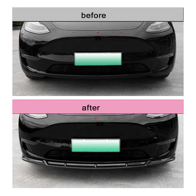 TAPTES® Front Lip Front Bumper for Tesla Model Y 2020-2023 2024, Lip Spoiler Wing
