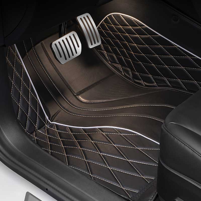 TAPTES® Leather Floor Mats for Tesla Model Y, Set of 3